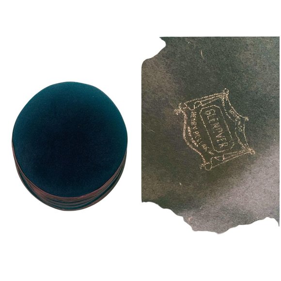 Vintage 1950s Bucket Hat Purple Stripe Floral Hat - Picture 9 of 10